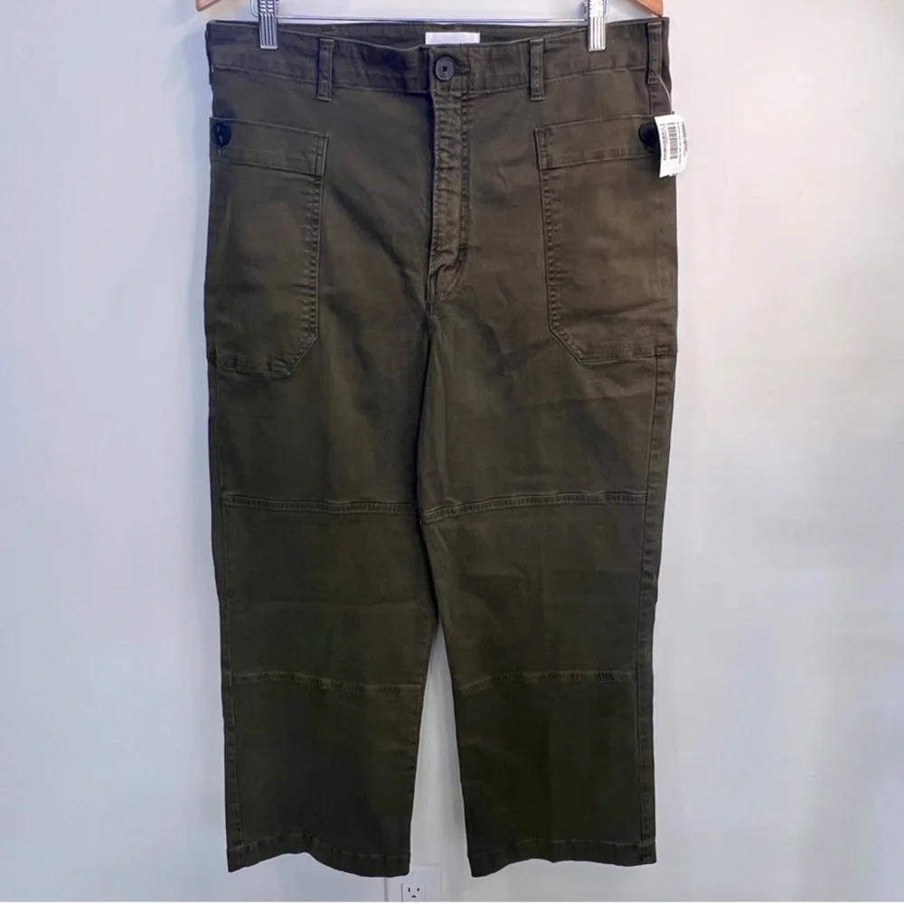 NWT Frame Olive Green Utility Pants, Size 33 - Picture 3 of 11